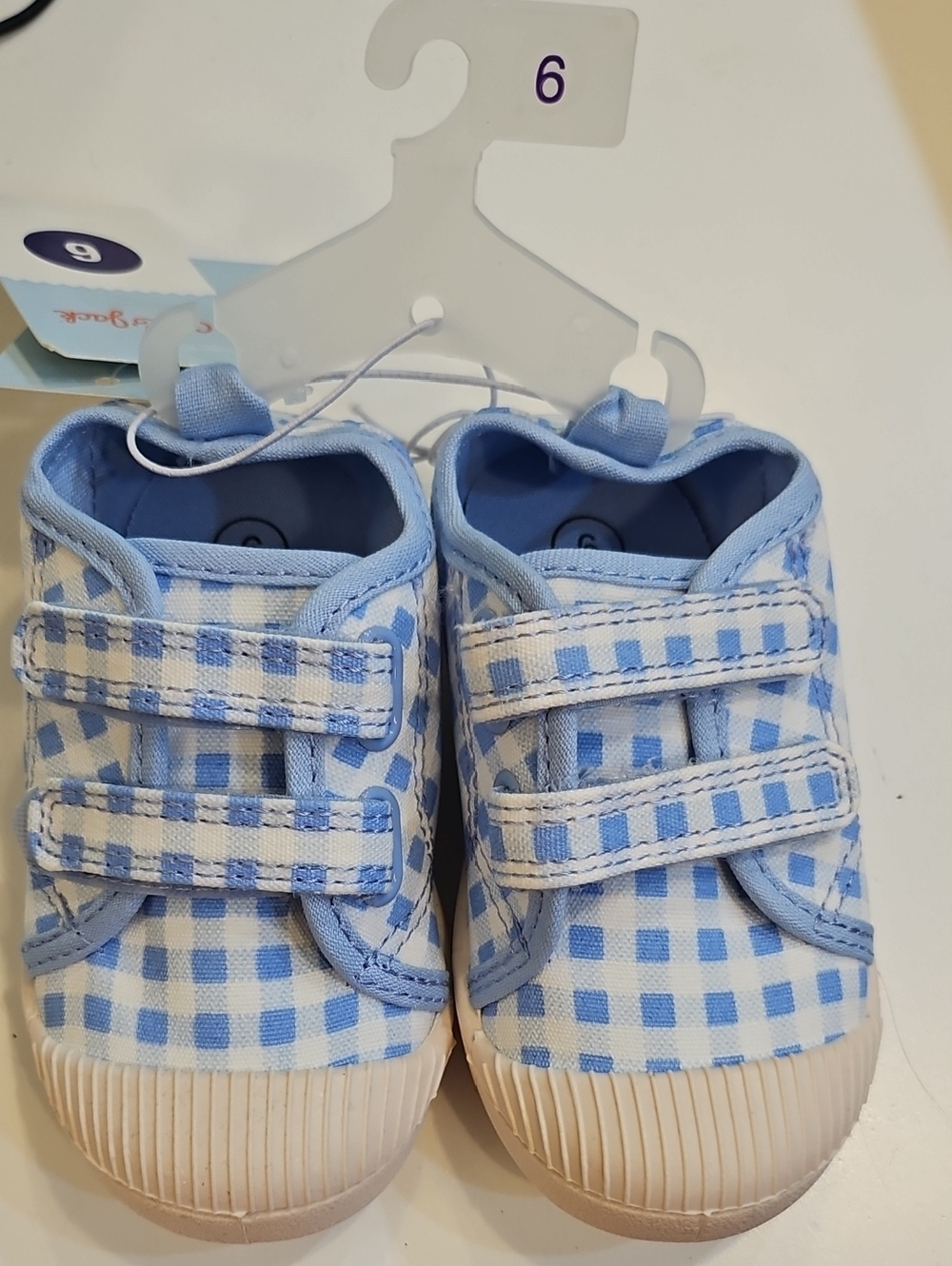 Little Girls Sz 6 Velcro Sneakers